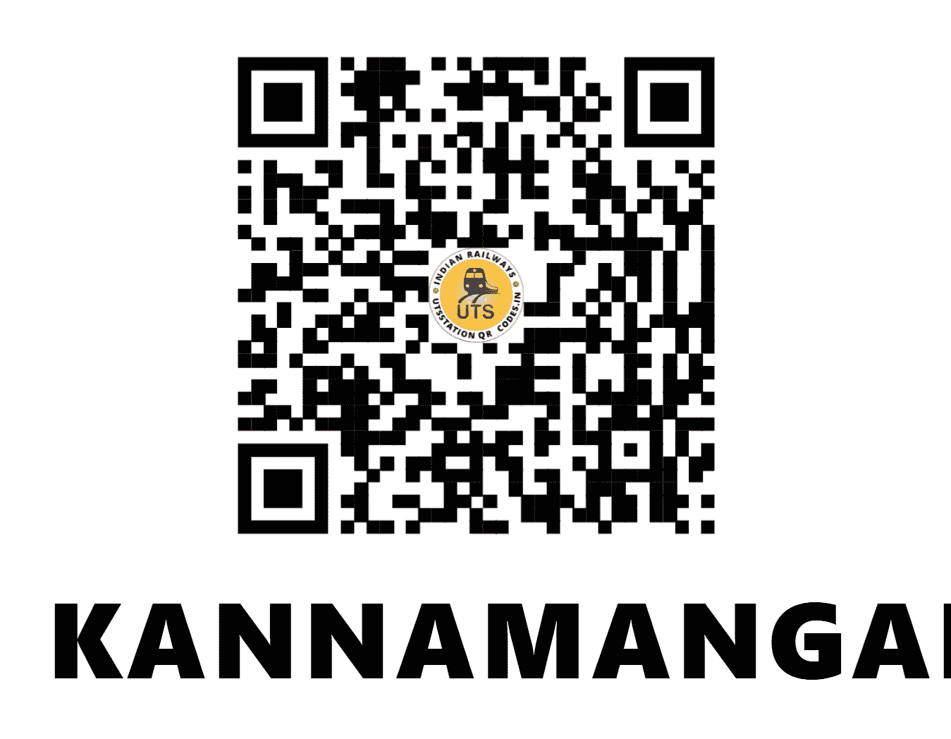 UTS QR Code for KANNAMANGALAM - KMM - SR (TAMIL NADU)